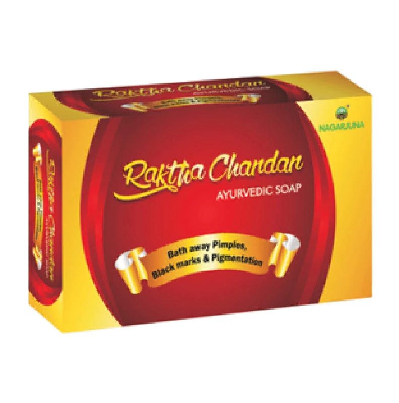 Nagarjuna Ayurveda Raktha Chandan Soap, 75 g-1.webp